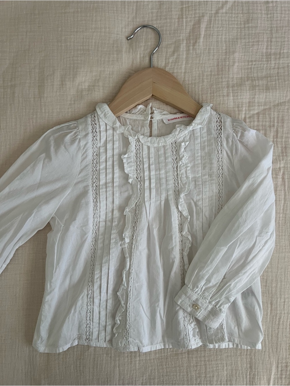 Monoprix ruffle blouse